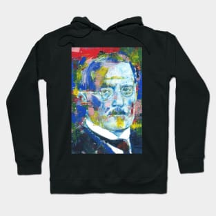 CARL JUNG - watercolor and acrylic portrait Hoodie